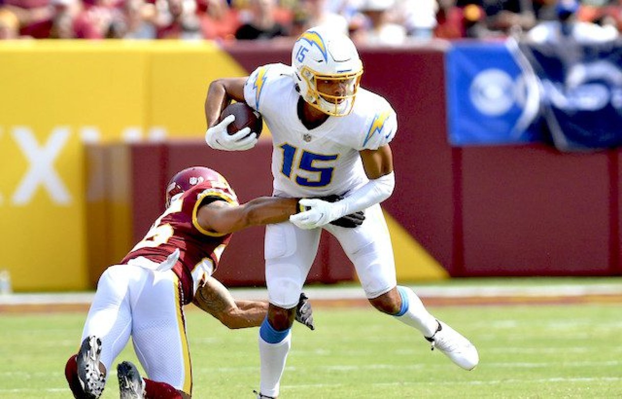 jalen guyton fantasy football rankings NFL DFS lineup picks