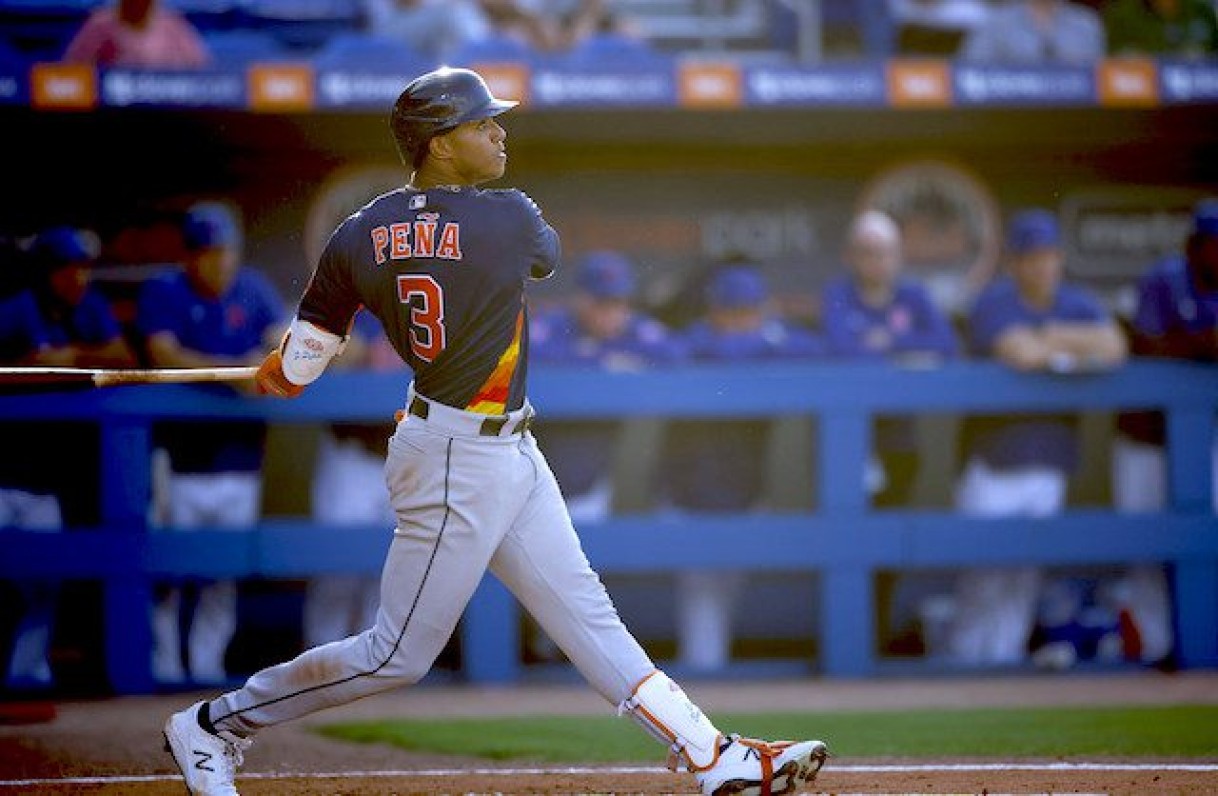 Jeremy Pena fantasy baseball rankings rookies prospects shortstop draft sleepers
