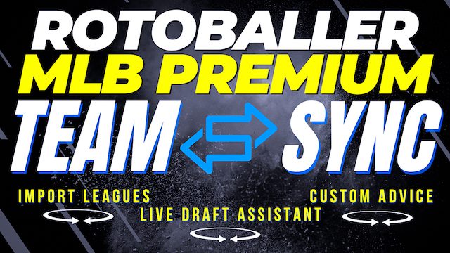 rotoballer team sync premium fantasy tools