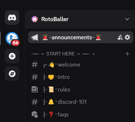 Discord Intro Channels