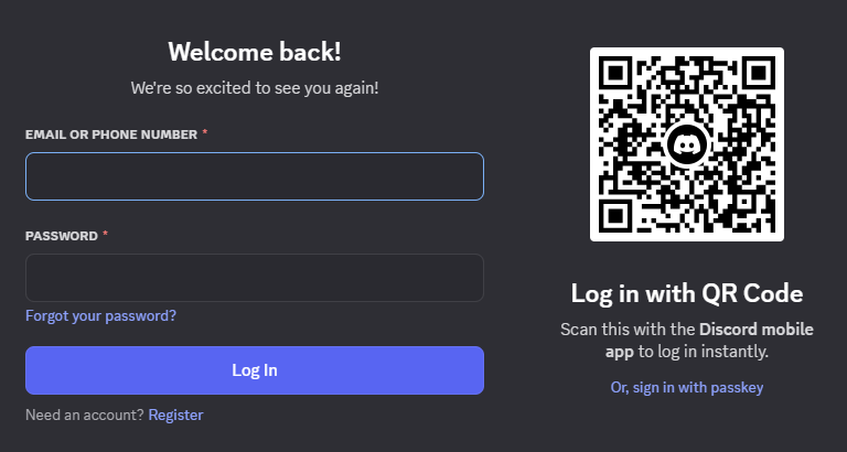 Discord Login