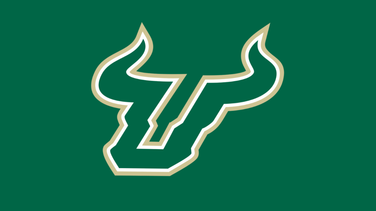USF, SOUTH FLORIDA BULLS - NCAA College Team Logo Stock
