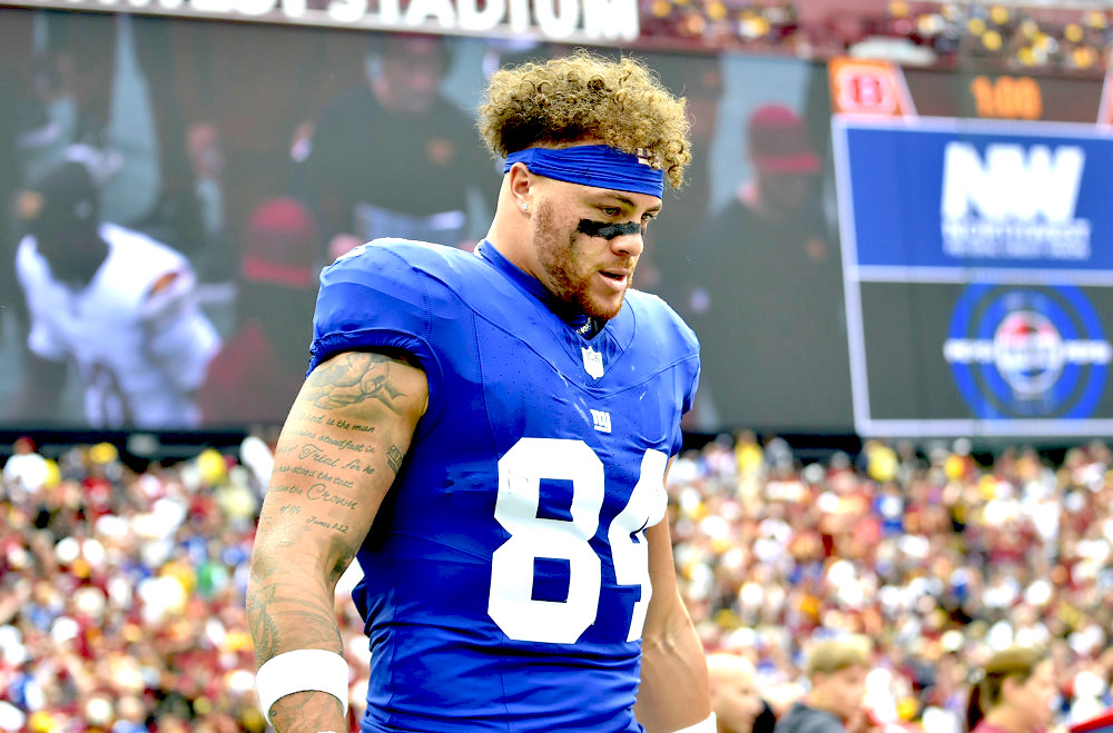 Theo Johnson - Fantasy Football Rankings, Draft Sleepers, NFL Injury News