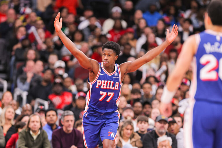 VJ Edgecombe - Fantasy Basketball Rankings, NBA DFS Lineup Picks