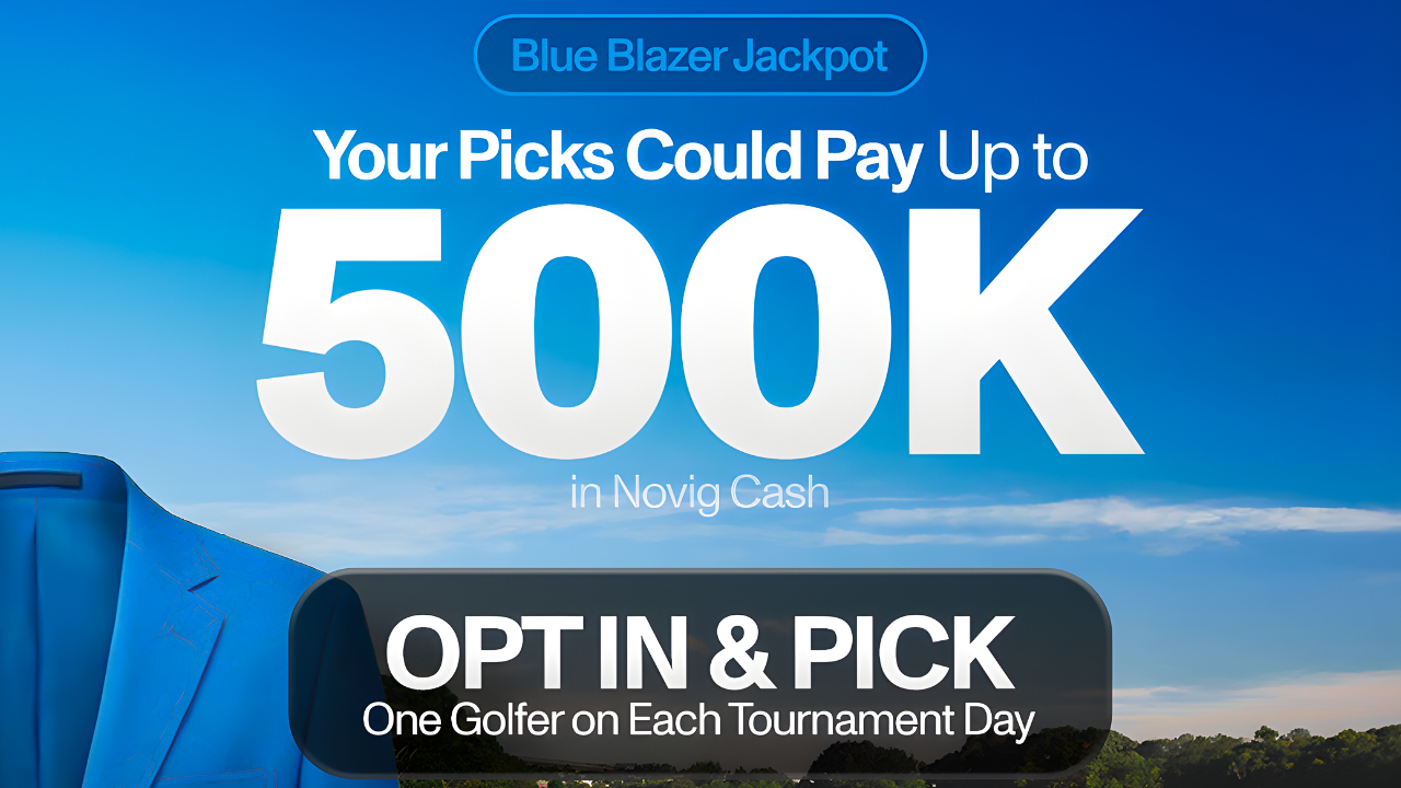 Novig Blue Blazer Graphic