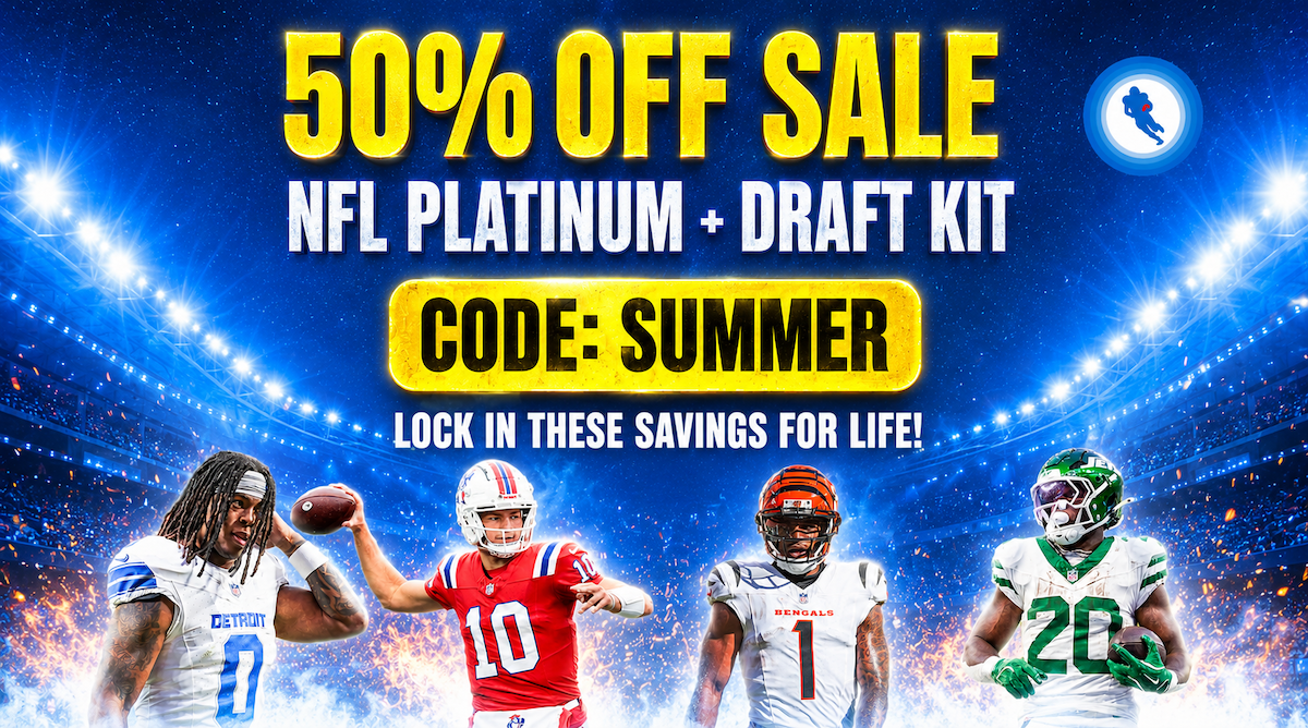 2026 NFL Platinum + Draft Kit Premium - Team Sync, Draft Tools, Expert Rankings