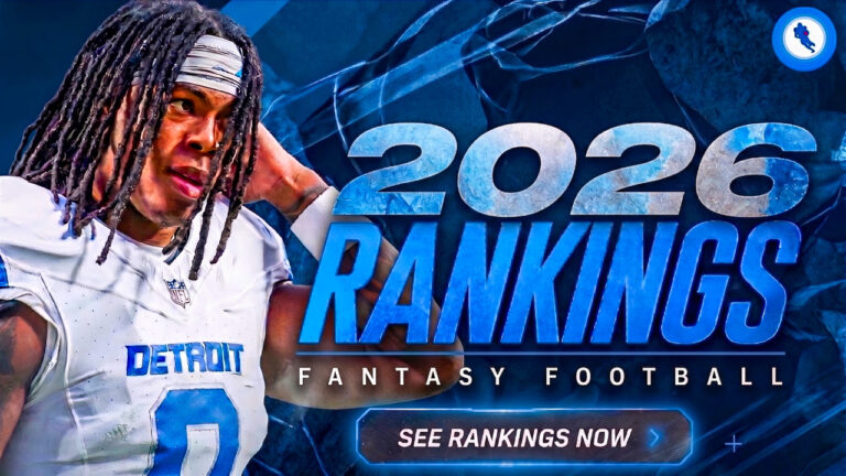 2026 fantasy football rankings (PPR and non-PPR)