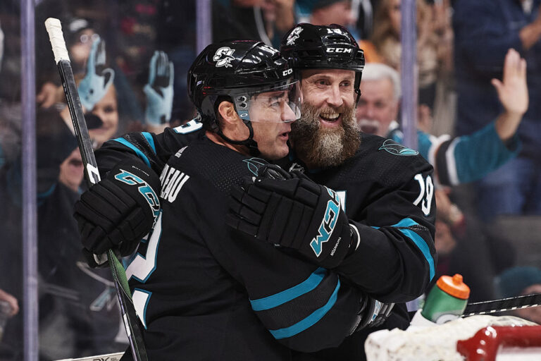Joe Thornton, Patrick Marleau, NHL Evegreen MSN