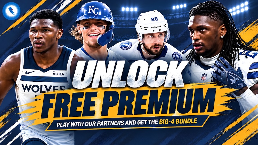 Unlock free Premium. Play with our partners and get the Big 4 bundle.
